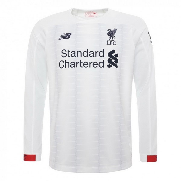 Camiseta Liverpool Segunda equipación ML 2019-2020 Blanco